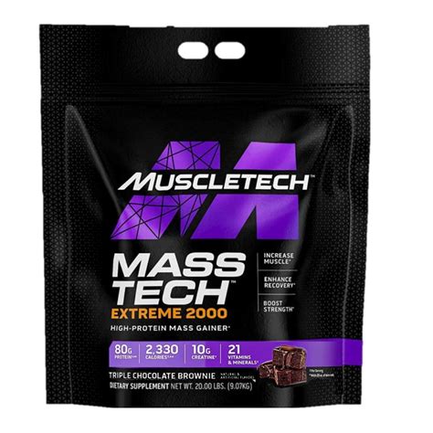 Muscletech MassTech Extreme 2000 20lbs size bag .
